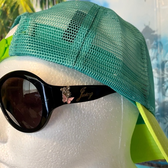 π Juicy Couture Sunglasses W/ Butterfly & Flower! - Picture 9 of 10